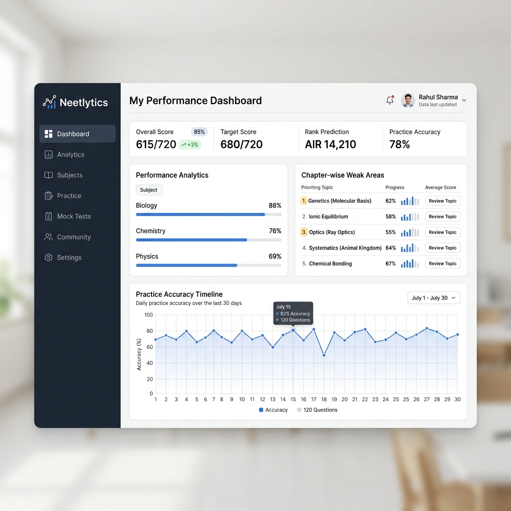 Neetlytics Dashboard